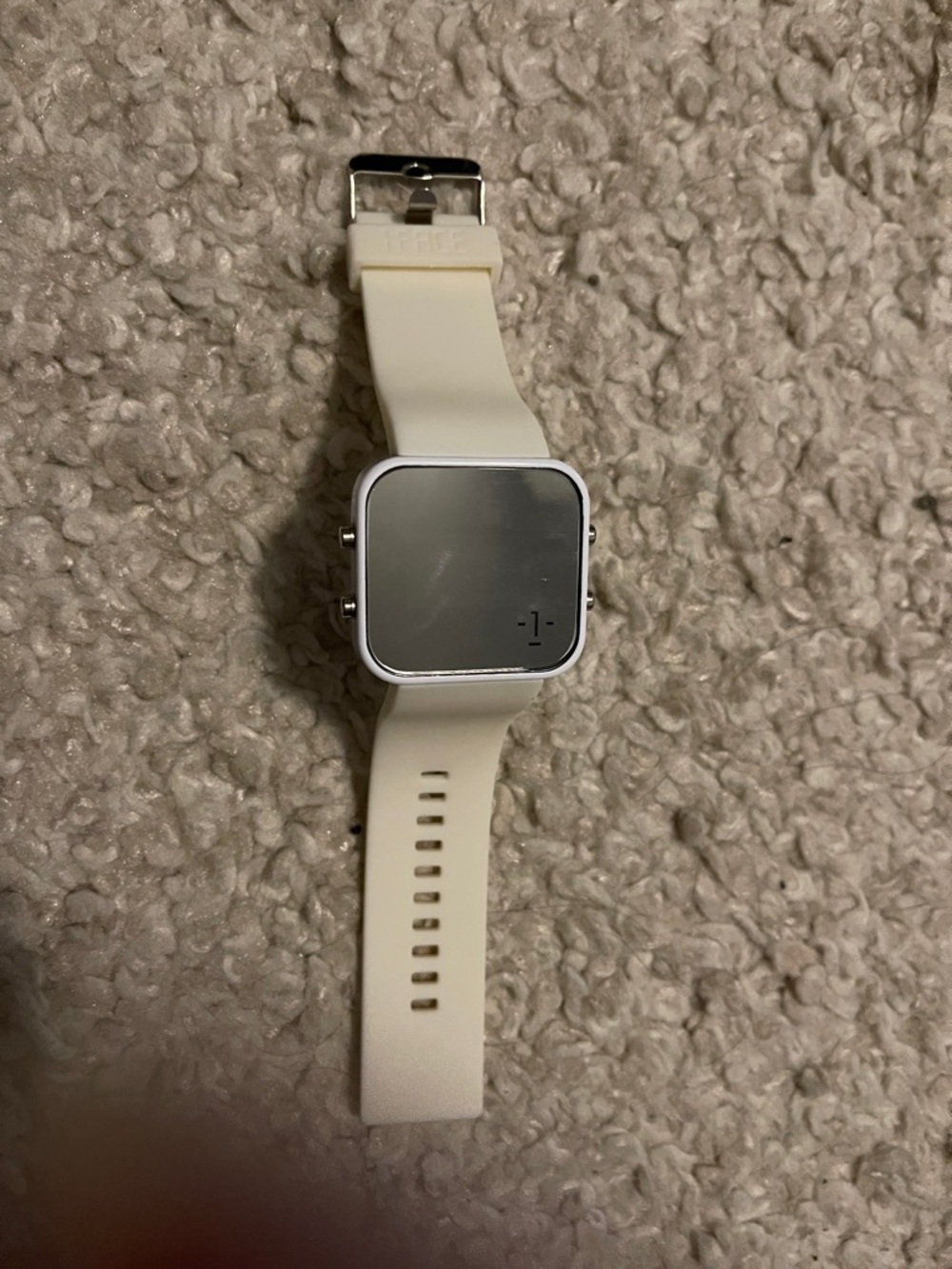 Digital mirror watch